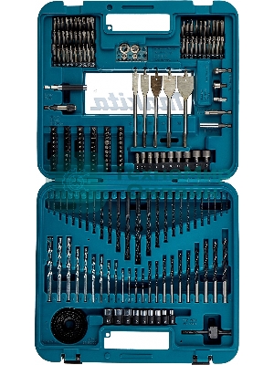 Набор инструментов MAKITA D-47260  201шт держ маг отв.насадки сверла д\дер мет бет перьевые ключи   