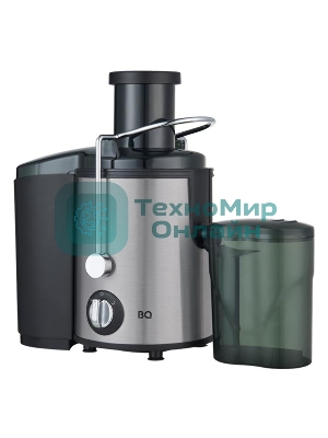 Соковыжималка BQ J1000 серый/черный, центробежная, 900 Вт, 800 мл, механическое