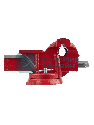 Тиски слесарные Matrix, 125 мм, поворотные, с наковальней