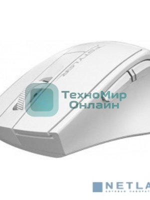 Мышь беспроводная A4Tech Fstyler FG30 белый/серый, 2000 dpi, радиоканал, USB, кнопки - 5