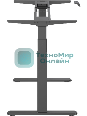 Подстолье Cactus CS-EDLF-BK каркас черный