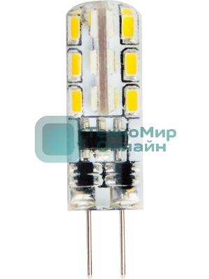 Лампа светодиодная Thomson TH-B4203 3Вт цок.: G4 капсул. 12B 4000K св. свеч. бел. нейт. (упак.: 1 шт)