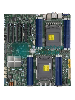 Материнская плата серверная Supermicro MBD-X12DAI-N6, 2xLGA 4189, Intel C621A, 16xDDR4, 8xSATA, 6xPCIe 4.0 x16, 1xPCIe 4.0 x8, 2xM.2, 2x1Gb LAN, 6xUSB 3.2 Gen 1, 2xUSB 3.2 Gen 2, 1xVGA, 1xCOM, 1xTPM, E-ATX