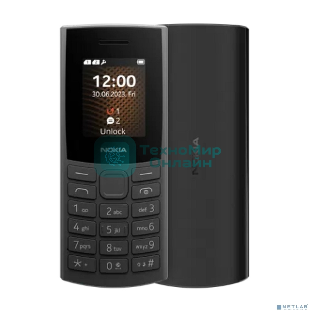 Мобильный телефон Nokia 106 TA-1564 DS EAC1 черный