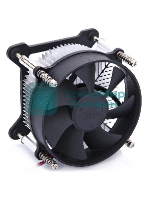 Кулер для процессора DEEPCOOL CK-11508 PWM черный, 92 мм, алюминий, 2200 об/мин, 30.1 дБ, 4 pin, 65 Вт, 70 мм