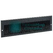 Щеточный кабельный ввод 390х115 мм, черный ITK BE05-390-115M