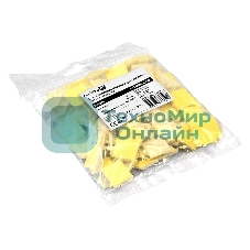 Самоклеющаяся площадка для крепления стяжек ExeGate EX293143RUS STM2525W-100 (25х25 мм, halogen free, -40°C - +85°C, белая, 100 шт)