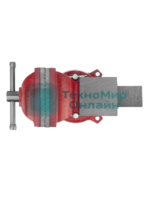 Тиски слесарные Matrix, 125 мм, поворотные, с наковальней