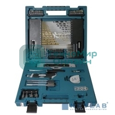 Наборы Makita D-31778 Набор 104шт,отвертка ручн,держ-ль магн,отв.насадки,сверла д\дер,мет,бет,рулетка,ур-нь,зенкер,нож,чем 