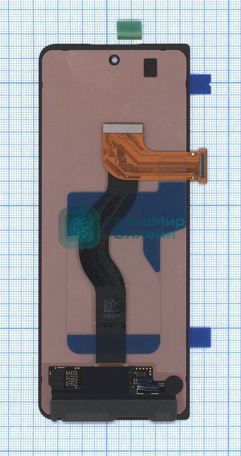 Дисплей для Samsung SM-F936B Galaxy Z Fold4 в сборе с тачскрином (внешний) черный