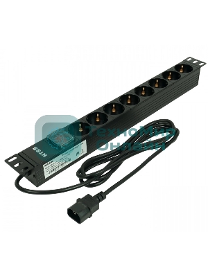 Блок распределения питания NTSS NTSS-PDU-DA1017 гор.размещ. 8xSchuko базовые 10A C14 2м