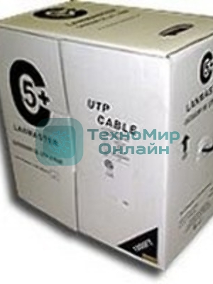 Кабель информационный LANMASTER LAN-5EUTP-WP-OUT cat.5е U/UTP не экранированный 4X2X24AWG PVC внешний 305м черный