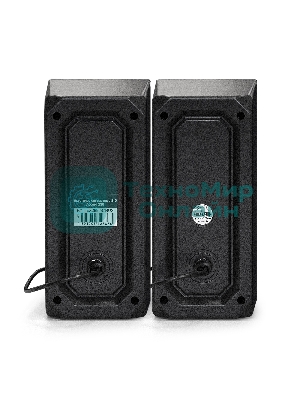 Акустическая система 2.0 ExeGate EX289687RUS Accord 230 (питание USB,Bluetooth, 2х3Вт (6Вт RMS), 60-20000Гц, черный, RGb подсветка)