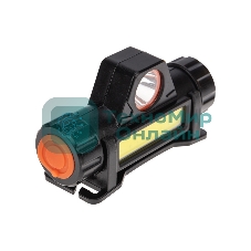 Фонарь-трансформер заряжаемый NEW AGE Rexant налобный/автомобильный с торцевым магнитом, дальний/ближний свет, регулируемый поворот, быстрый съем фонаря с ремня, 2000 мА·ч