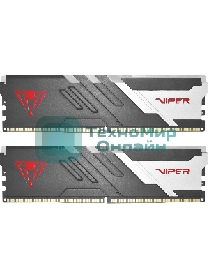 Оперативная память Patriot Viper Venom, DDR5, 32Gb (2x16Gb), 6400MHz, CL32, DIMM, с радиаторами, RGb, черный