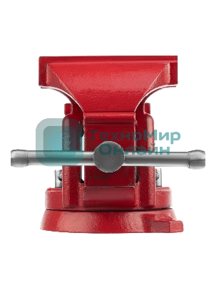 Тиски слесарные Matrix, 125 мм, поворотные, с наковальней