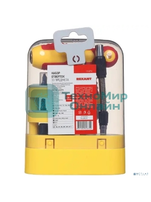 Набор отверток Rexant 33 предмета