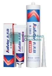 Клей-герметик силиконовый Kafuter K-5905 полупрозрачный 300 мл