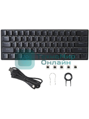 Клавиатура Mad Catz S.T.R.I.K.E. 6 проводная, USB Type-C, чёрный