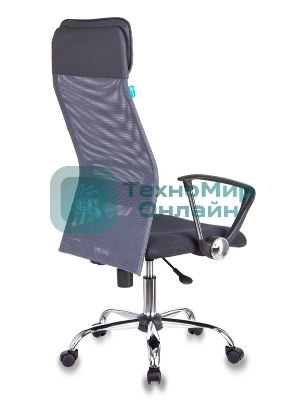 Кресло Бюрократ KB-6N/SL/DG/TW-12 TW-04 TW-12 серый, сетка