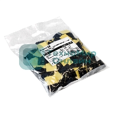 Самоклеющаяся площадка для крепления стяжек ExeGate EX293146RUS STM3030B-100 (30х30 мм, halogen free, -40°C - +85°C, черная, 100 шт)