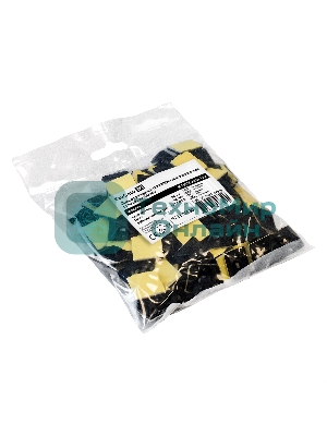 Самоклеющаяся площадка для крепления стяжек ExeGate EX293146RUS STM3030B-100 (30х30 мм, halogen free, -40°C - +85°C, черная, 100 шт)