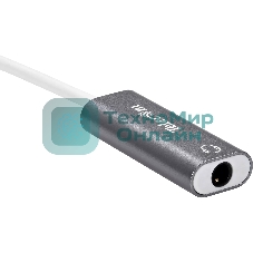 Переходник аудио USB2.0(M)-->3.5мм F (гнездо) Telecom 0.1м