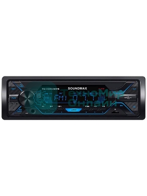 Автомагнитола Soundmax SM-CCR3185FB, 1 DIN, Bluetooth, USB Type-A, AUX