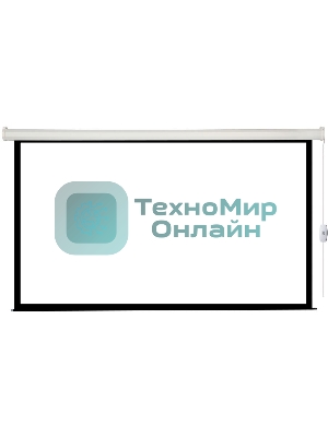 Экран с электроприводом Lumien Eco Control 187x280 см (раб. область 153х272 см) Matte White черная кайма по периметру 16:9