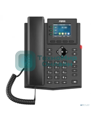 Телефон IP Fanvil X303P черный