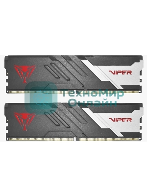Оперативная память Patriot Viper Venom, DDR5, 32GB (2x16GB), 6800MHz, CL34, DIMM, с радиатором, черный