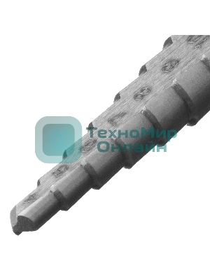 Сверло ступенчатое по металлу Сибртех 4-5-6-7-8-9-10-11-12 мм, 4241