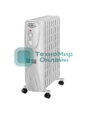 Обогреватель масляный Engy EN-1309 (9 секций) белый, 2000 Вт,.20 м2, термостат