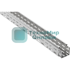 Лоток листовой перфорированный 100х80 L3000 сталь 0.7мм IEK CLP10-080-100-3