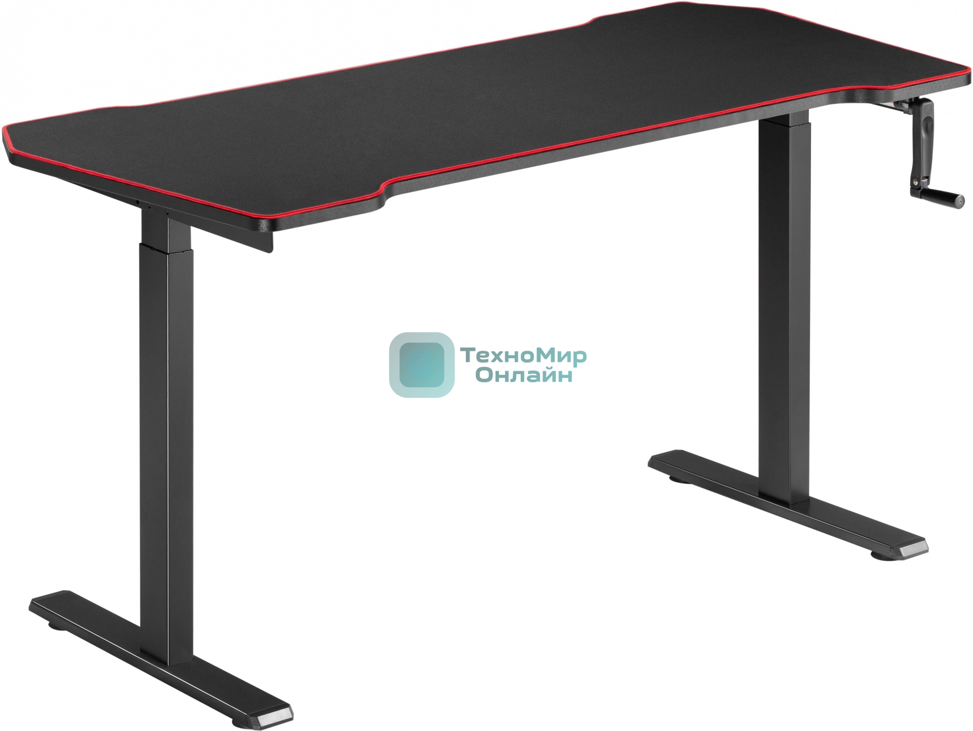 Стол компьютерный Cactus CS-MDL-BK столешница МДФ, черный