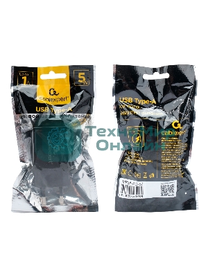 Сетевое зарядное устройство Cablexpert MP3A-PC-57, 5Вт, 1А, 1хUSB, черный, пакет