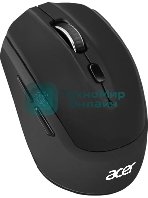 Мышь беспроводная Acer OMR040 черный, 1600 dpi, радиоканал, USB, кнопки - 6