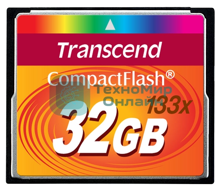 Флеш карта CF 32Gb Transcend TS32GCF133 w/o adapter