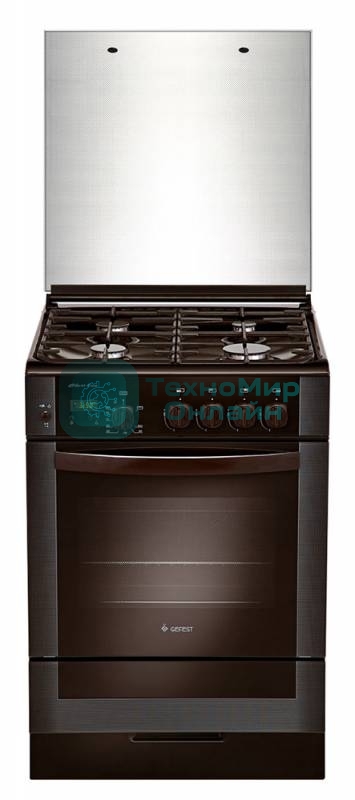 Плита газовая Gefest ПГ 6300-03 0047 коричневый, конфорок 4 шт, духовка 52 л, 60 см x 85 см x 60 см