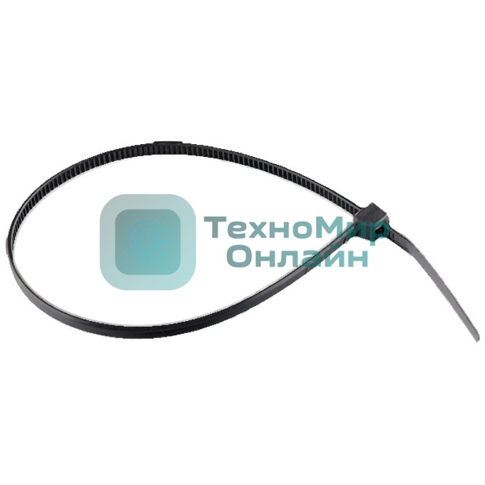 Хомуты Сибртех, 200 х 3,6 мм, пластиковые, черные, 100 шт.