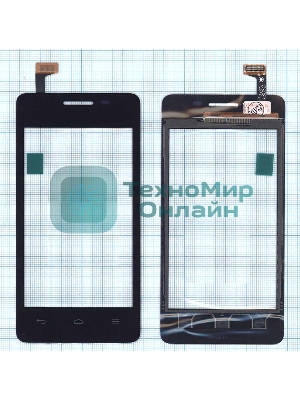 Сенсорное стекло (тачскрин) для Huawei Y301-A1, черное