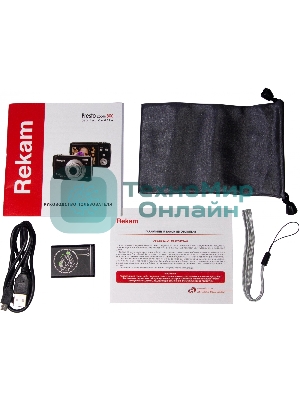 Фотоаппарат Rekam Presto zoom 800 черный 21Mpix Zoom8x 2.7