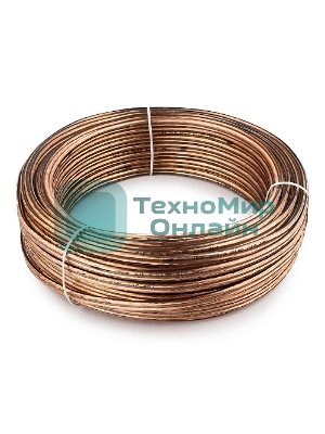 Акустический кабель Cablexpert CC-TC2x1,0-30M, прозрачный, 30 м, бухта