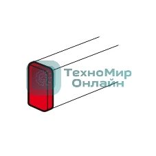 Заглушка торцевая для односекционных кабель-каналов DLP 50х105 Legrand