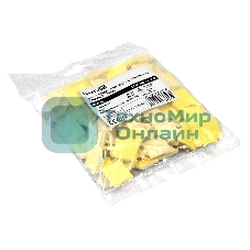 Самоклеющаяся площадка для крепления стяжек ExeGate EX293145RUS STM3030W-100 (30х30 мм, halogen free, -40°C - +85°C, белая, 100 шт)