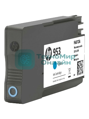 Картридж струйный HP 953 F6U12AE голубой для HP OJP 8710/8715/8720/8730/8210/8725 (630 стр.)