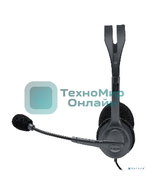 Гарнитура проводная Logitech Headset H111 Stereo grey (981-000594/981-000593/981-000588)