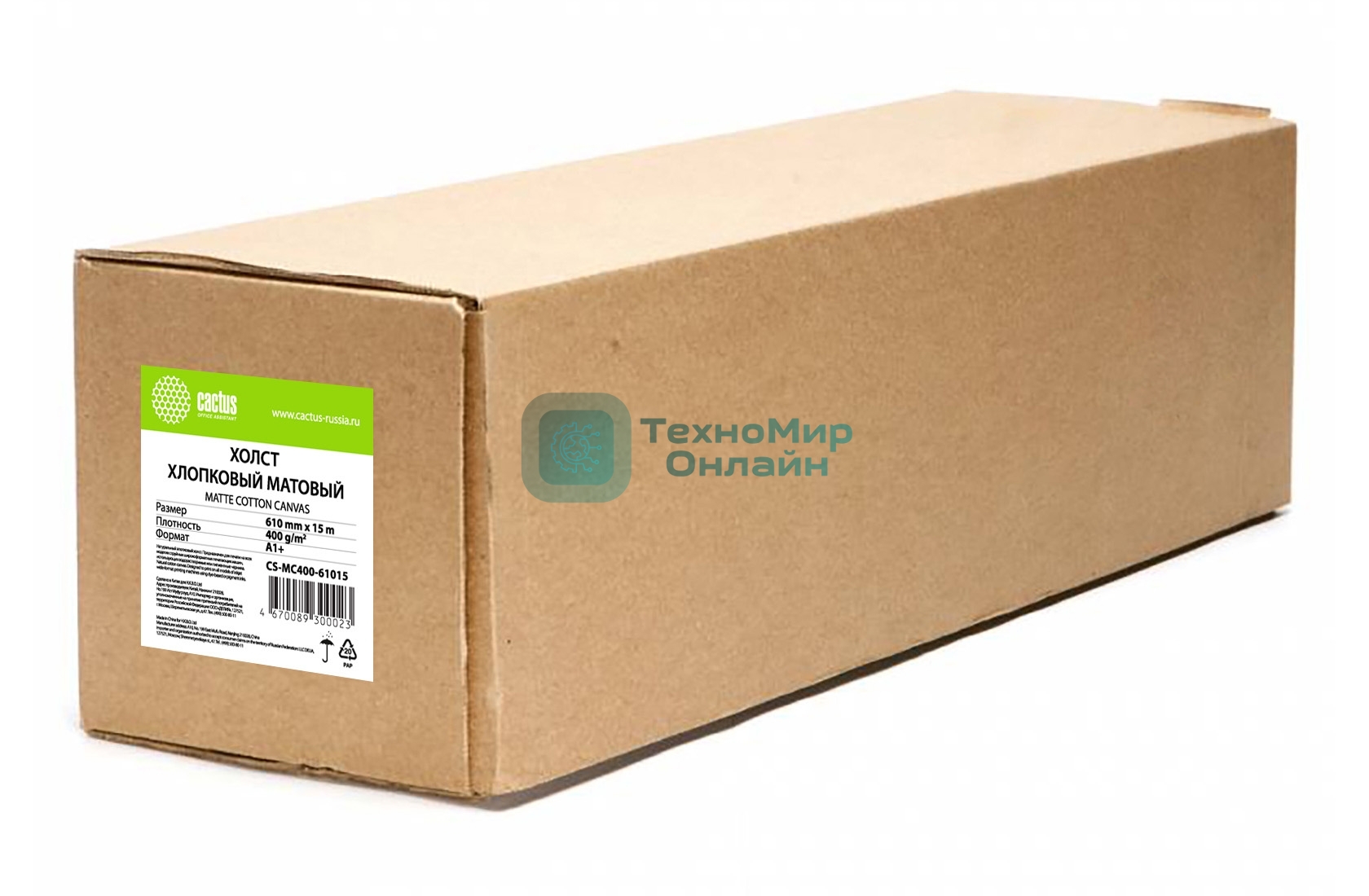 Холст Cactus CS-MC400-61015 24