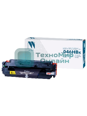 Картридж лазерный NVPrint совместимый NV-046H черный для Canon i-SENSYS LBP653Cdw/LBP654Cx/MF732Cdw/MF734Cdw/MF735Cx (6300k)