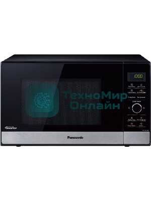 Микроволновая печь Panasonic NN-SD38HSZPE черный/серебристый, 23 л, 1000 Вт, переключатели - сенсор, поворотный механизм
